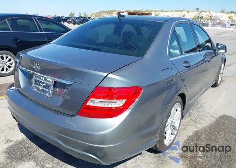 2012 Mercedes-Benz C 250 Sport from USA, damaged, VIN WDDGF4HB3CR217106